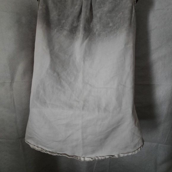 Vintage PassPort Grey Ombre Sleeveless Button Up Tank Size Medium - Picture 9 of 11